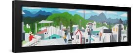 Taitung city rooftop, 2012-Timothy Nathan Joel-Framed Premium Giclee Print