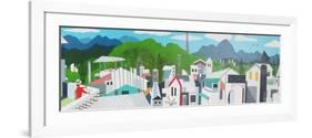 Taitung city rooftop, 2012-Timothy Nathan Joel-Framed Premium Giclee Print