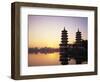 Taiwan, Kaohsiung, Lotus Lake, Dragon and Tiger Pagodas-Steve Vidler-Framed Photographic Print