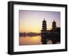 Taiwan, Kaohsiung, Lotus Lake, Dragon and Tiger Pagodas-Steve Vidler-Framed Photographic Print