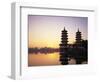 Taiwan, Kaohsiung, Lotus Lake, Dragon and Tiger Pagodas-Steve Vidler-Framed Photographic Print