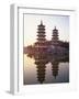 Taiwan, Kaohsiung, Lotus Lake, Dragon and Tiger Pagodas-Steve Vidler-Framed Photographic Print