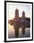 Taiwan, Kaohsiung, Lotus Lake, Dragon and Tiger Pagodas-Steve Vidler-Framed Photographic Print