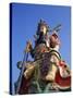 Taiwan, Kaohsiung, Lotus Lake, Statue of Taoist God Xuan-Tian-Shang-Di-Steve Vidler-Stretched Canvas