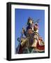 Taiwan, Kaohsiung, Lotus Lake, Statue of Taoist God Xuan-Tian-Shang-Di-Steve Vidler-Framed Photographic Print