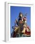 Taiwan, Kaohsiung, Lotus Lake, Statue of Taoist God Xuan-Tian-Shang-Di-Steve Vidler-Framed Photographic Print