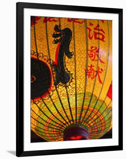 Taiwan, Taipei, Lantern at Bao-An Temple-Jane Sweeney-Framed Photographic Print