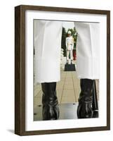 Taiwan Taipei Martyrs Shrine Changing of the Guards Ceremony-Christian Kober-Framed Photographic Print