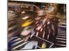 Taiwan, Taipei, Traffic on Road Near Taipei 101 at Night-Jane Sweeney-Mounted Photographic Print