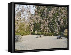 Taizo, Stone Garden in Temple, Kyoto, Japan, Asia-Michael Jenner-Framed Stretched Canvas