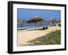 Taj Exotica Hotel Beach, Benaulim, Goa, India, Asia-Stuart Black-Framed Photographic Print