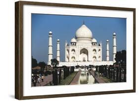 Taj Mahal, Agra, India, 1632-1654-null-Framed Photographic Print