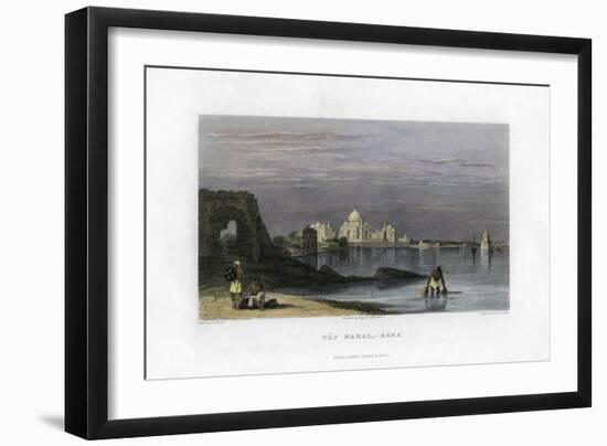 Taj Mahal, Agra, India, 19th Century-Robert Wallis-Framed Giclee Print