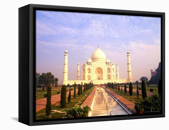 Taj Mahal, Agra, India-Bill Bachmann-Framed Stretched Canvas