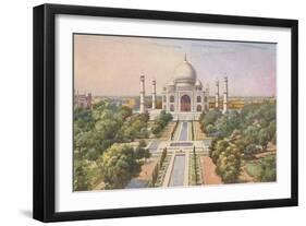 Taj Mahal, Agra, India-null-Framed Art Print