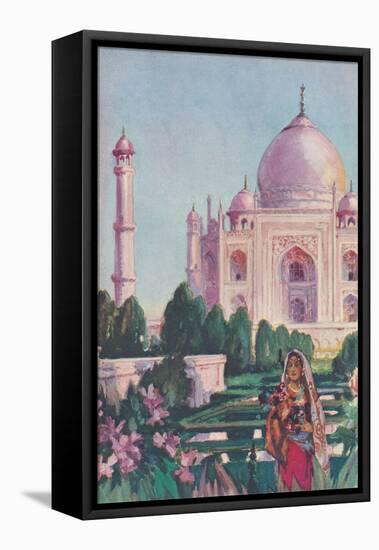 Taj Mahal, Agra, India-null-Framed Stretched Canvas