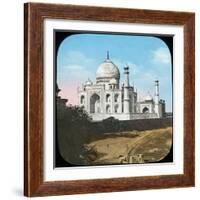 Taj Mahal, Agra, Uttar Pradesh, India, Late 19th or Early 20th Century-null-Framed Giclee Print