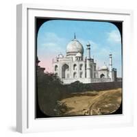 Taj Mahal, Agra, Uttar Pradesh, India, Late 19th or Early 20th Century-null-Framed Giclee Print