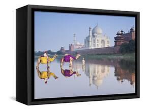 Taj Mahal, Agra, Uttar Pradesh, India-Doug Pearson-Framed Stretched Canvas