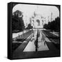 Taj Mahal, Agra, Uttar Pradesh, India-Underwood & Underwood-Framed Stretched Canvas