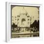 Taj Mahal, Agra, Uttar Pradesh, India-Underwood & Underwood-Framed Photographic Print