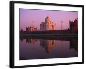 Taj Mahal and Jamid Masjid-Mick Roessler-Framed Photographic Print