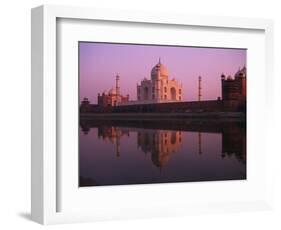 Taj Mahal and Jamid Masjid-Mick Roessler-Framed Photographic Print