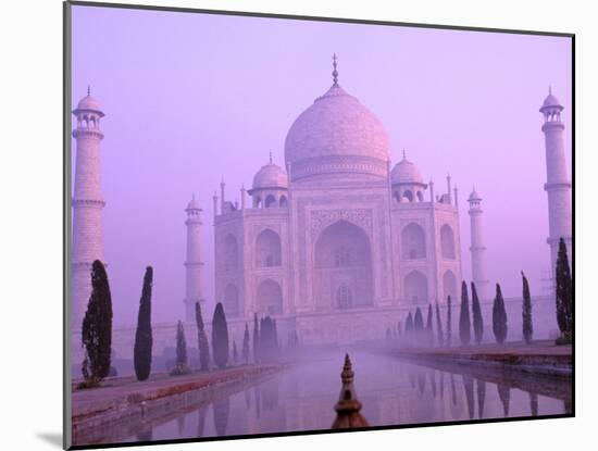 Taj Mahal at Dawn, Agra, India-Pete Oxford-Mounted Premium Photographic Print