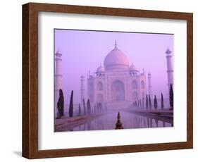 Taj Mahal at Dawn, Agra, India-Pete Oxford-Framed Photographic Print