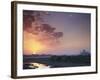 Taj Mahal at Dawn, UNESCO World Heritage Site, Agra, Uttar Pradesh, India, Asia-Ian Trower-Framed Photographic Print