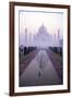 Taj Mahal at Dawn, UNESCO World Heritage Site, Agra, Uttar Pradesh, India, Asia-Peter Barritt-Framed Photographic Print