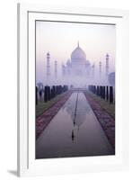 Taj Mahal at Dawn, UNESCO World Heritage Site, Agra, Uttar Pradesh, India, Asia-Peter Barritt-Framed Photographic Print