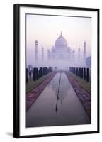 Taj Mahal at Dawn, UNESCO World Heritage Site, Agra, Uttar Pradesh, India, Asia-Peter Barritt-Framed Photographic Print