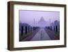 Taj Mahal at Dawn, UNESCO World Heritage Site, Agra, Uttar Pradesh, India, Asia-Peter Barritt-Framed Photographic Print