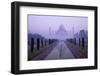 Taj Mahal at Dawn, UNESCO World Heritage Site, Agra, Uttar Pradesh, India, Asia-Peter Barritt-Framed Photographic Print