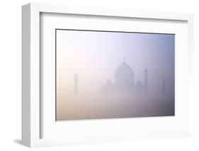 Taj Mahal at Dawn, UNESCO World Heritage Site, Agra, Uttar Pradesh, India, Asia-Peter Barritt-Framed Photographic Print