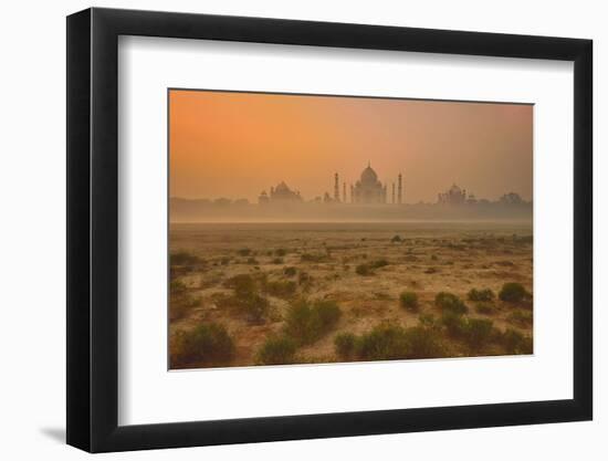 Taj Mahal At Dusk-Vichaya-Framed Photographic Print