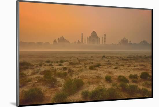 Taj Mahal At Dusk-Vichaya-Mounted Photographic Print