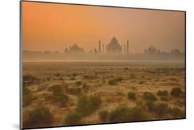 Taj Mahal At Dusk-Vichaya-Mounted Photographic Print