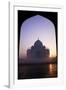 Taj Mahal at Sunrise, UNESCO World Heritage Site, Agra, Uttar Pradesh, India, Asia-Peter Barritt-Framed Photographic Print