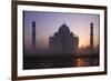 Taj Mahal at Sunrise, UNESCO World Heritage Site, Agra, Uttar Pradesh, India, Asia-Peter Barritt-Framed Photographic Print