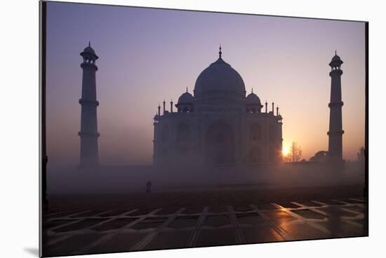 Taj Mahal at Sunrise, UNESCO World Heritage Site, Agra, Uttar Pradesh, India, Asia-Peter Barritt-Mounted Photographic Print