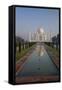 Taj Mahal at Sunrise, UNESCO World Heritage Site, Agra, Uttar Pradesh, India, Asia-Peter Barritt-Framed Stretched Canvas