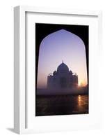 Taj Mahal at Sunrise, UNESCO World Heritage Site, Agra, Uttar Pradesh, India, Asia-Peter Barritt-Framed Photographic Print