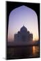 Taj Mahal at Sunrise, UNESCO World Heritage Site, Agra, Uttar Pradesh, India, Asia-Peter Barritt-Mounted Photographic Print