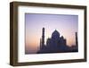 Taj Mahal at Sunrise, UNESCO World Heritage Site, Agra, Uttar Pradesh, India, Asia-Peter Barritt-Framed Photographic Print