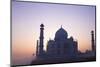 Taj Mahal at Sunrise, UNESCO World Heritage Site, Agra, Uttar Pradesh, India, Asia-Peter Barritt-Mounted Photographic Print