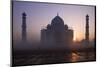 Taj Mahal at Sunrise, UNESCO World Heritage Site, Agra, Uttar Pradesh, India, Asia-Peter Barritt-Mounted Photographic Print