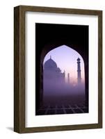 Taj Mahal at Sunrise, UNESCO World Heritage Site, Agra, Uttar Pradesh, India, Asia-Peter Barritt-Framed Photographic Print