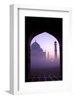 Taj Mahal at Sunrise, UNESCO World Heritage Site, Agra, Uttar Pradesh, India, Asia-Peter Barritt-Framed Photographic Print